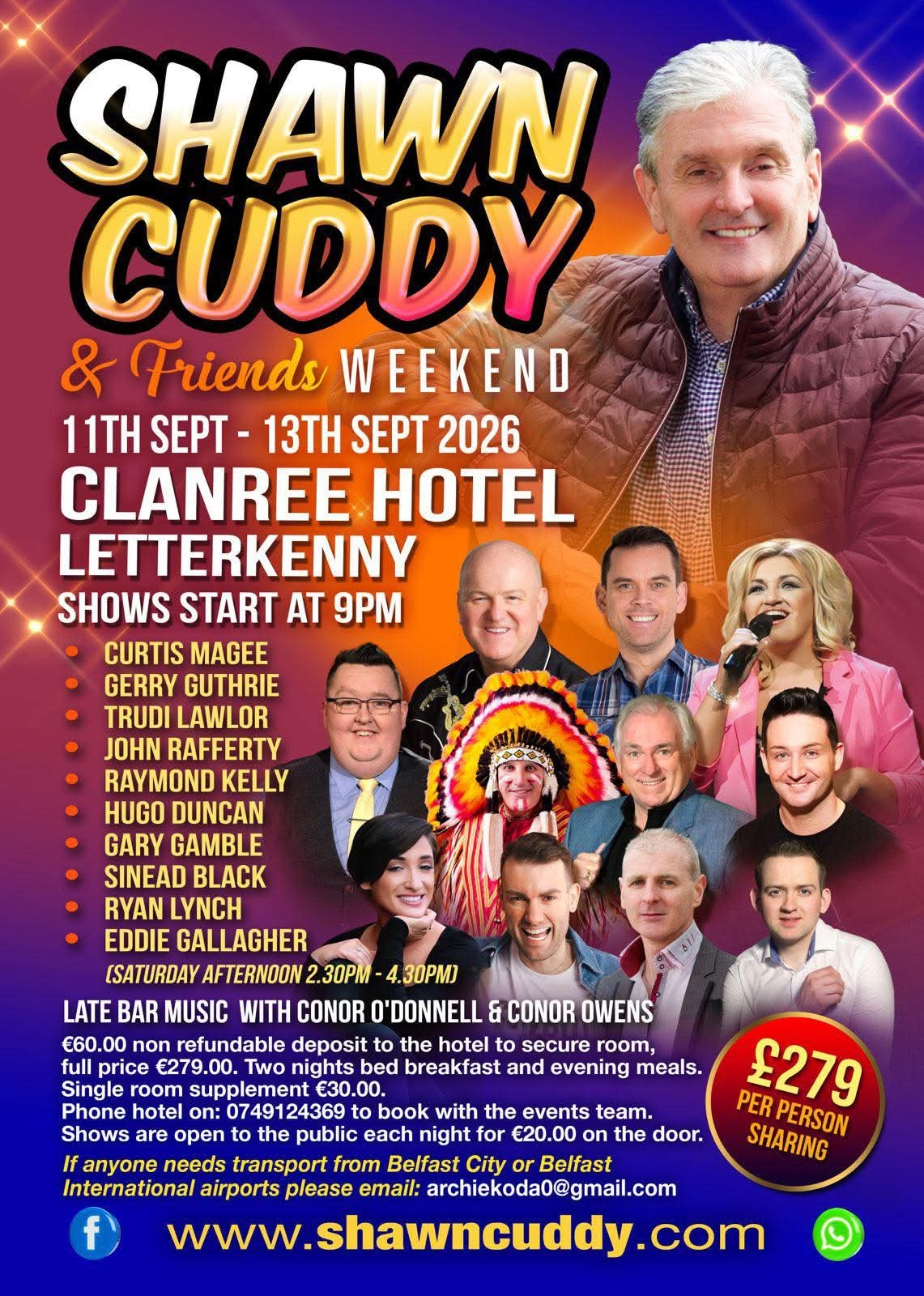 shaun cuddy weekend2026